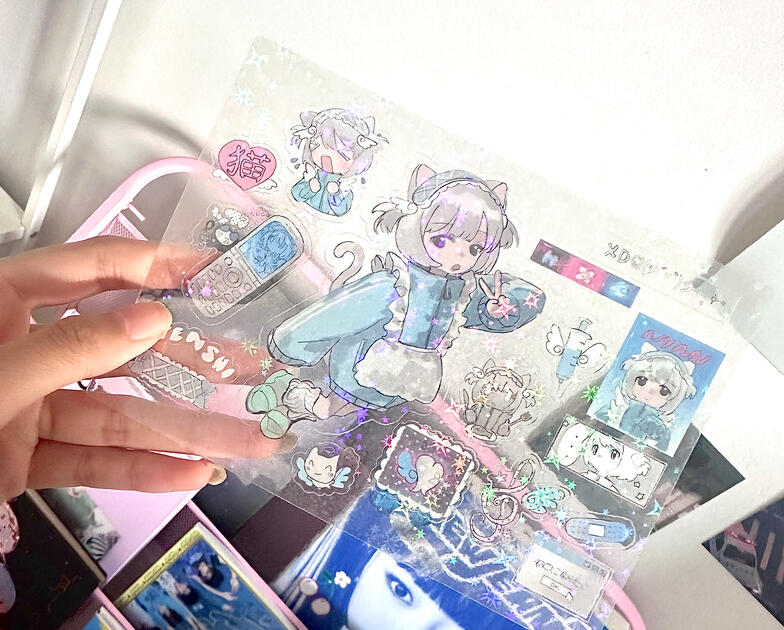 Kawaii Tenshi A6 Sticker Sheet